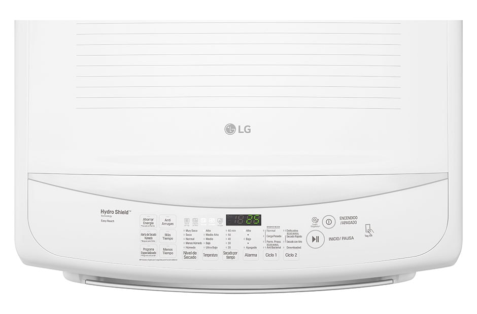 LG Secadora a Gas  Carga Frontal 21kg Smart Diagnosis, Color Blanco, DT21VSE, thumbnail 3