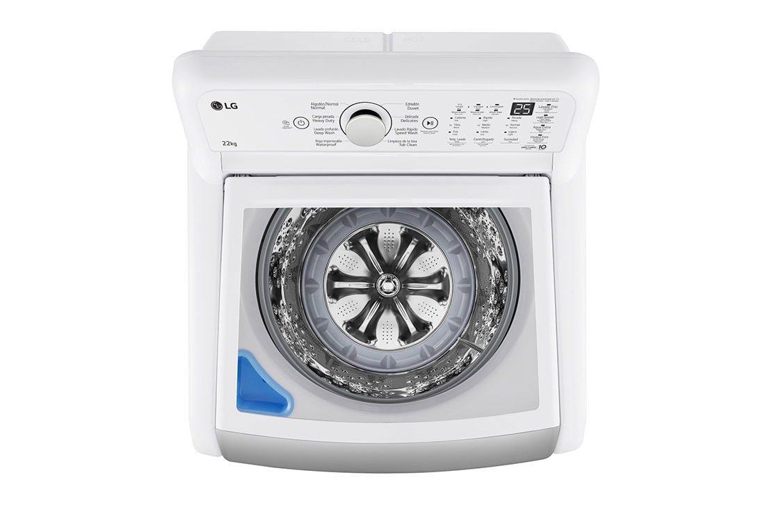 LG 22kg Lavadora Carga Superior con Direct Drive Inverter & Smart Diagnosis, Color Blanco , TOP DRUM VIEW , WT22WT6HK, thumbnail 10