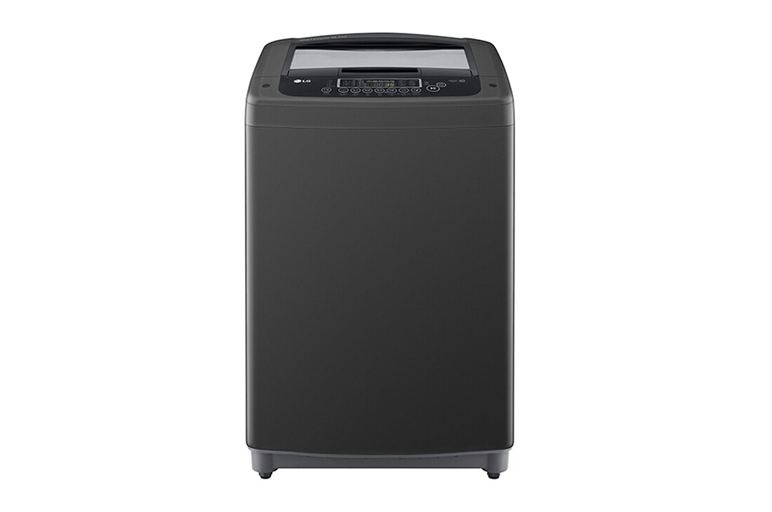 LG Lavadora LG Carga Superior Smart Inverter con LG TurboDrum 19Kg – Gris oxford, font view, WT17BPBK.ABMEECD