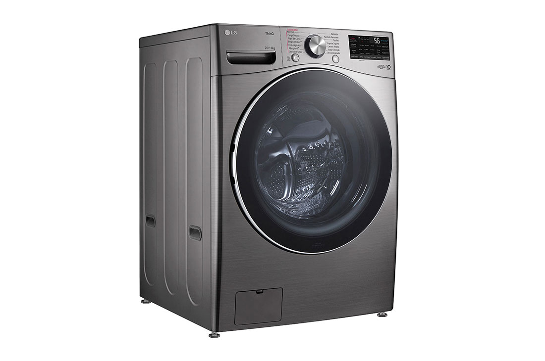 LG Lavasecadora LG Carga Frontal Inverter AI DD™ (Inteligencia Artificial) con Conectividad LG ThinQ 20kg /11kg – color Silver, WD20VV2S6R, WD20VV2S6R, thumbnail 9