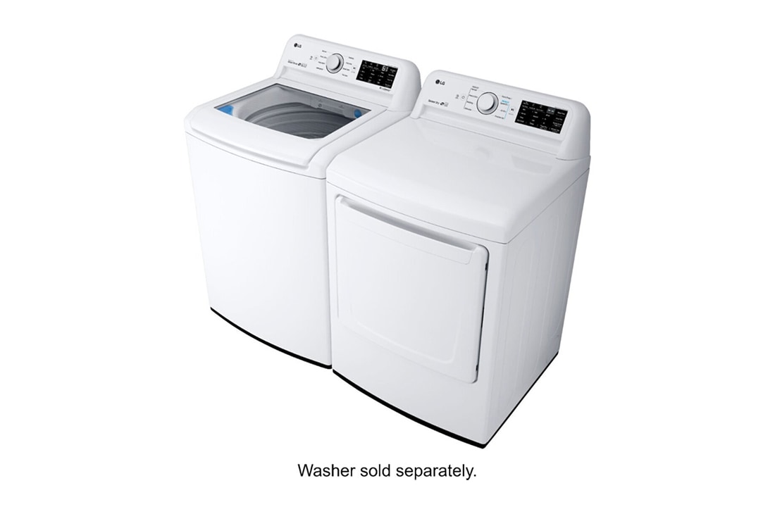 LG Secadora Eléctrica Carga Frontal 7.3p³ Sensor Dry FlowSense™  , Front Combined product side view , DLE7100W, thumbnail 8