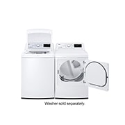 LG Secadora Eléctrica Carga Frontal 7.3p³ Sensor Dry FlowSense™  , Front Combined product view, DLE7100W, thumbnail 9