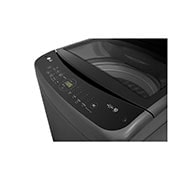 LG Lavadora Carga Superior LG 19Kg  Motor Inverter Direct Drive™ Sistema 6 Motion Negro, TopRight view, WT19MV6, thumbnail 4