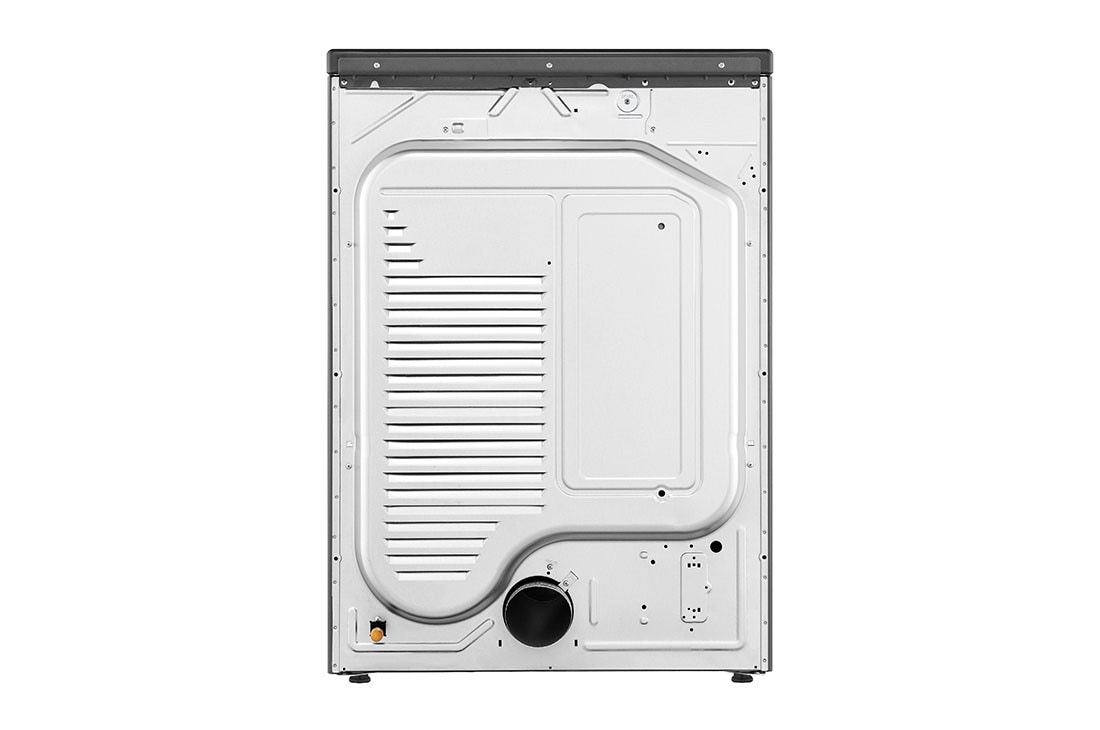 LG Secadora a Gas Carga Frontal 7.4p³ Sensor Dry Smart Diagnosis™ Middle Black, Back side view, DF50MV2S6W, thumbnail 13