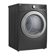 LG Secadora a Gas Carga Frontal 7.4p³ Sensor Dry Smart Diagnosis™ Middle Black, left view, DF50MV2S6W, thumbnail 8