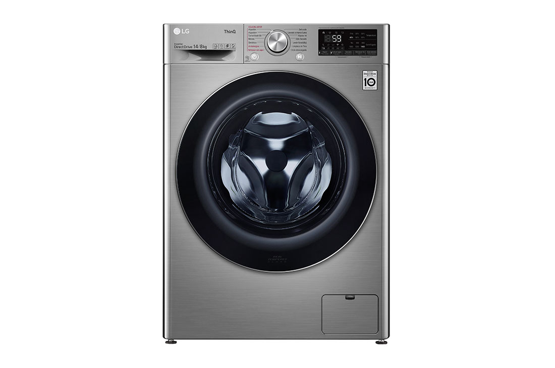 LG Lavasecadora Carga Frontal 14Kg/8Kg LG WD14VV3S6C 6 Motion DD Motor Inverter AI Direct Drive color Acero ThinQ™, WD14VV3S6C, WD14VV3S6C