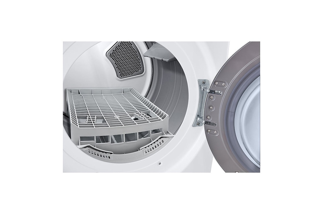 LG Secadora Carga Frontal con TurboSteam™, Sensor de Secado, Steam Fresh™(Menos arrugas), Capacidad de 22kg/48lbs, Color Blanco, DF50WV2BRE, DF50WV2BRE, thumbnail 4