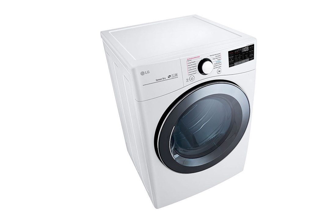 LG Secadora Carga Frontal con TurboSteam™, Sensor de Secado, Steam Fresh™(Menos arrugas), Capacidad de 22kg/48lbs, Color Blanco, DF50WV2BRE, DF50WV2BRE, thumbnail 7