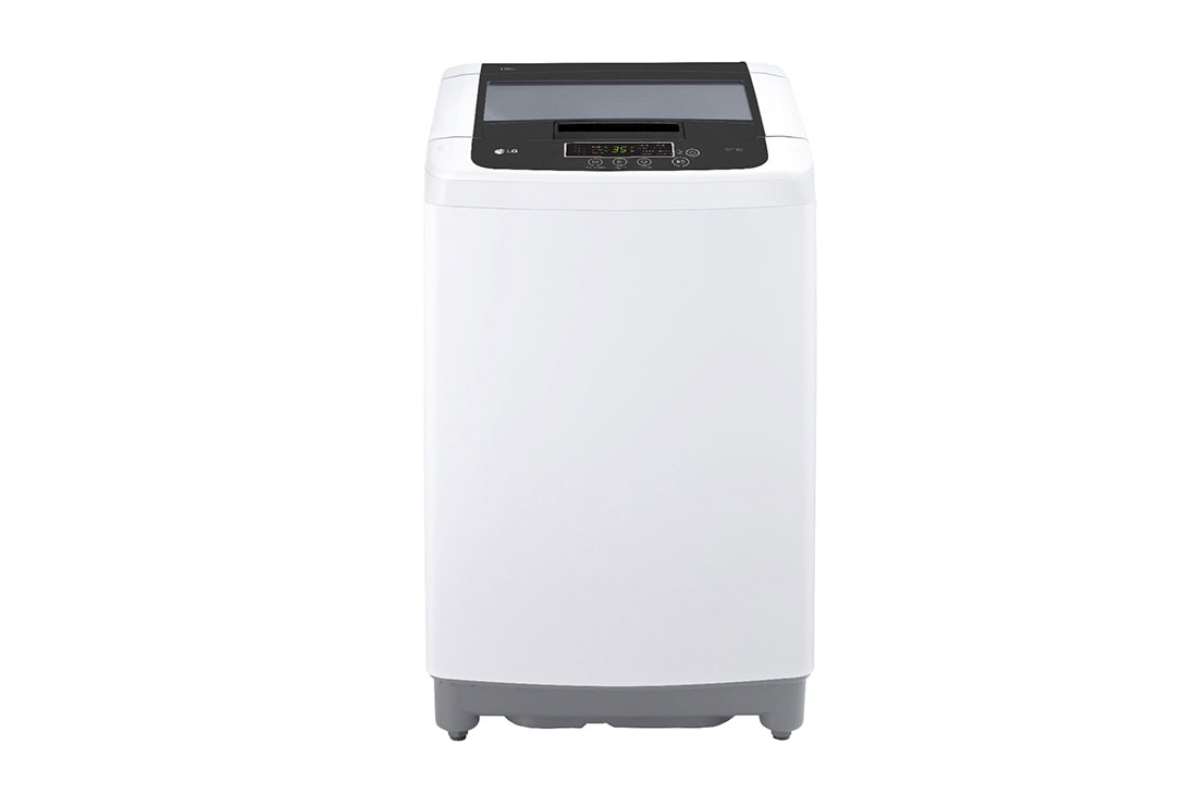 LG 13kg Lavadora Carga Superior, Smart Inverter, Smart Motion, TurboDrum™, Color Blanco, Front view, WT13WPBPK