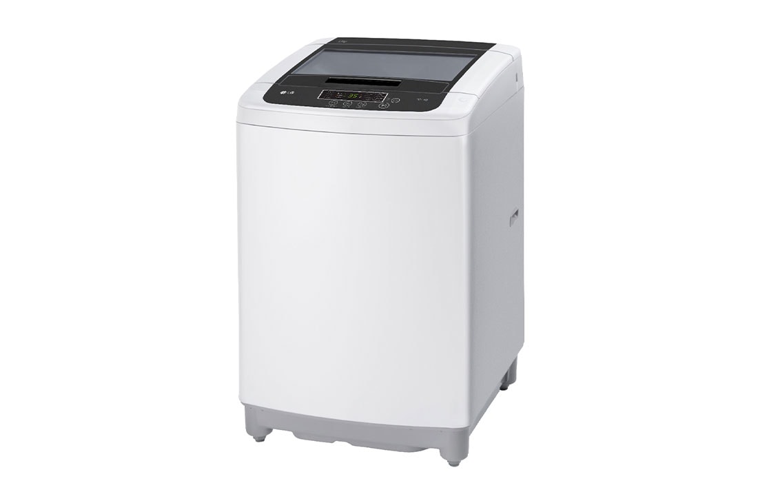 LG 13kg Lavadora Carga Superior, Smart Inverter, Smart Motion, TurboDrum™, Color Blanco, Left side view, WT13WPBPK, thumbnail 3