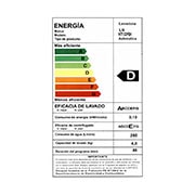 LG 13kg Lavadora Carga Superior, Smart Inverter, Smart Motion, TurboDrum™, Color Blanco, Energy label, WT13WPBPK, thumbnail 6