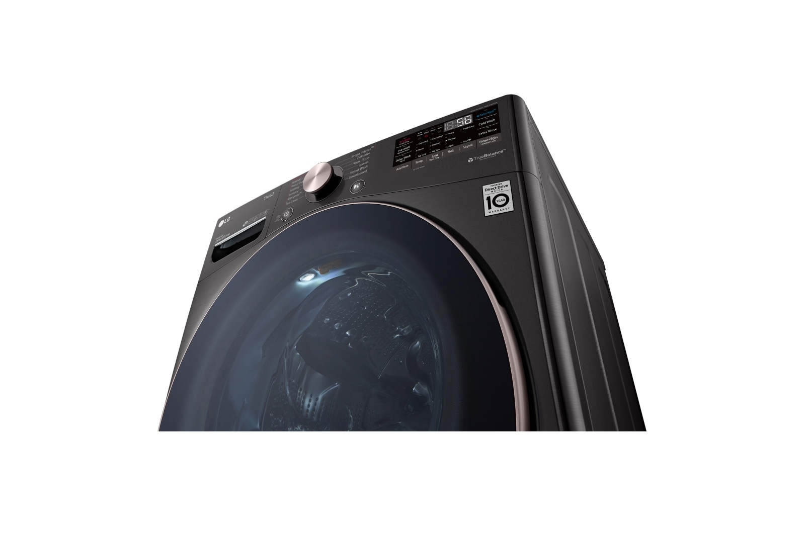 Lavadora Carga Frontal 25kg/55lbs LG WM25BV2S6BR