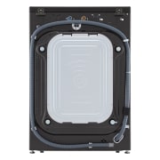 LG Lavadora Carga Frontal 25kg/55lbs LG WM25BV2S6BR TurboWash™ 360° Black Steel, back view , WM25BV2S6BR, thumbnail 13
