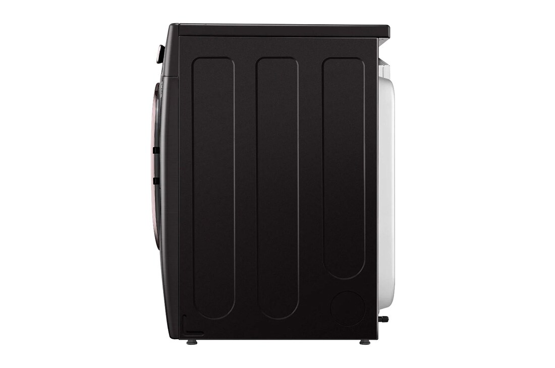 LG Secadora a Gas Carga Frontal 7.4p³  Smart Diagnosis™ Color Negro, Side view, DF50BV2BR, thumbnail 12