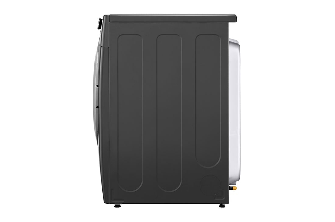 LG Secadora Eléctrica Carga Frontal 7.4pᶟ Sensor Dry Smart Diagnosis™ Middle Black, side view , DF50MV2S6WE, thumbnail 12