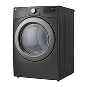 LG Secadora Eléctrica Carga Frontal 7.4pᶟ Sensor Dry Smart Diagnosis™ Middle Black, left side view, DF50MV2S6WE, thumbnail 9