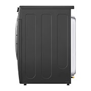 LG Secadora Eléctrica Carga Frontal 7.4pᶟ Sensor Dry Smart Diagnosis™ Middle Black, side view , DF50MV2S6WE, thumbnail 12