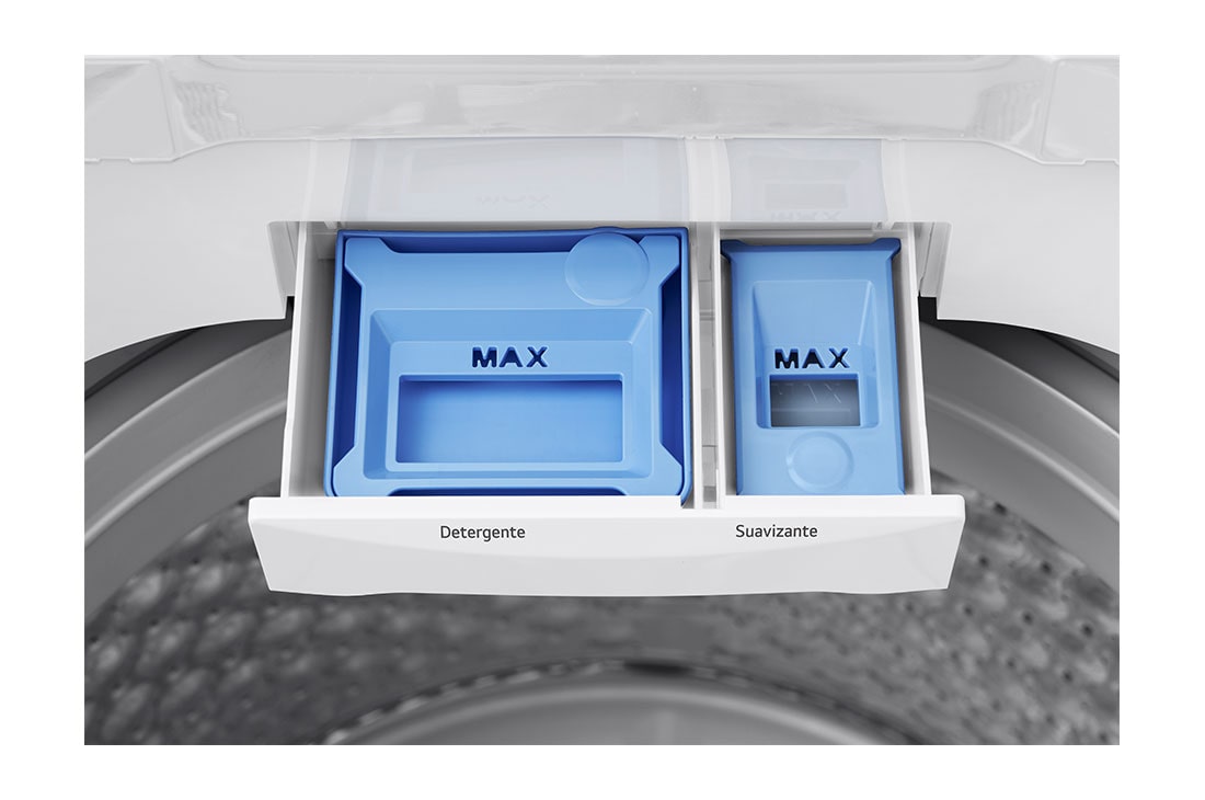 LG Lavadora LG Carga Superior Motor Inverter AI DD™ (Inteligencia Artificial) con 6 Motion DD 18 Kg - Blanco - WT18WV6, detergent slot view, WT18WV6, thumbnail 10
