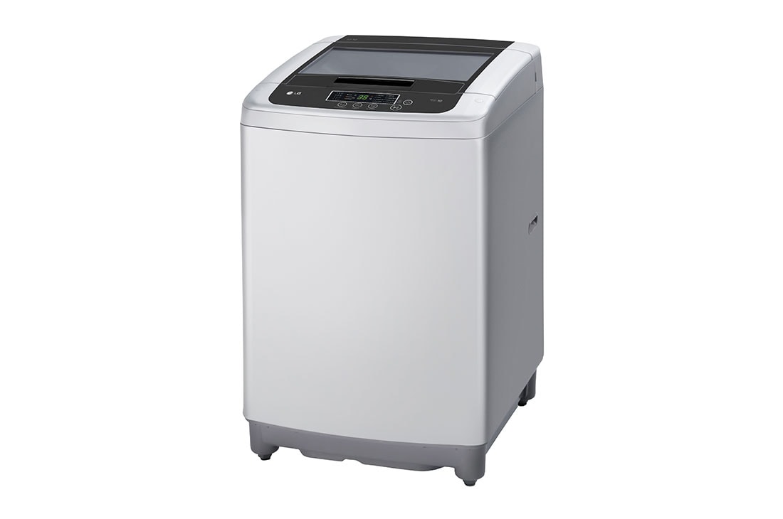LG Lavadora LG  Carga Superior(13kg/28lbs), con tecnología Motor Smart Inverter, Turbo Drum, Pre-lavado+Normal, Color Plateado, Right side view, WT13DPBK, thumbnail 3