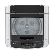 LG Lavadora LG  Carga Superior(13kg/28lbs), con tecnología Motor Smart Inverter, Turbo Drum, Pre-lavado+Normal, Color Plateado, Top Detailed drum view, WT13DPBK, thumbnail 4