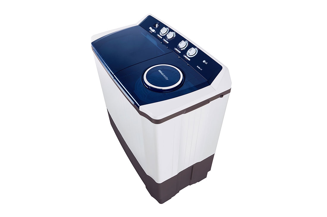 LG Lavadora Doble tina Carga Superior 15Kg/10kg Sistema sin aspas Roller Jet Color Blanco, WP15WAR, thumbnail 5