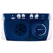LG Lavadora Doble tina Carga Superior 15Kg/10kg Sistema sin aspas Roller Jet Color Blanco, WP15WAR, thumbnail 8