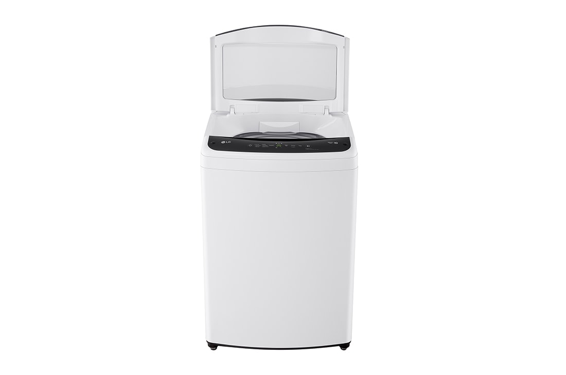 LG Lavadora Carga Superior 19Kg TurboDrum™ Smart Diagnosis™ color Blanco, Front view with open door, WT19WVTM, thumbnail 2