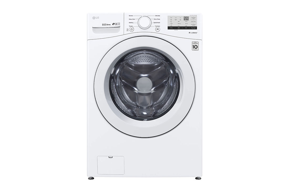 LG Lavadora Carga Frontal 4.5p³ Direct Drive Inverter SmartDiagnosis™ Color Blanco, WM3400CW-real view, WM3400CW, thumbnail 3