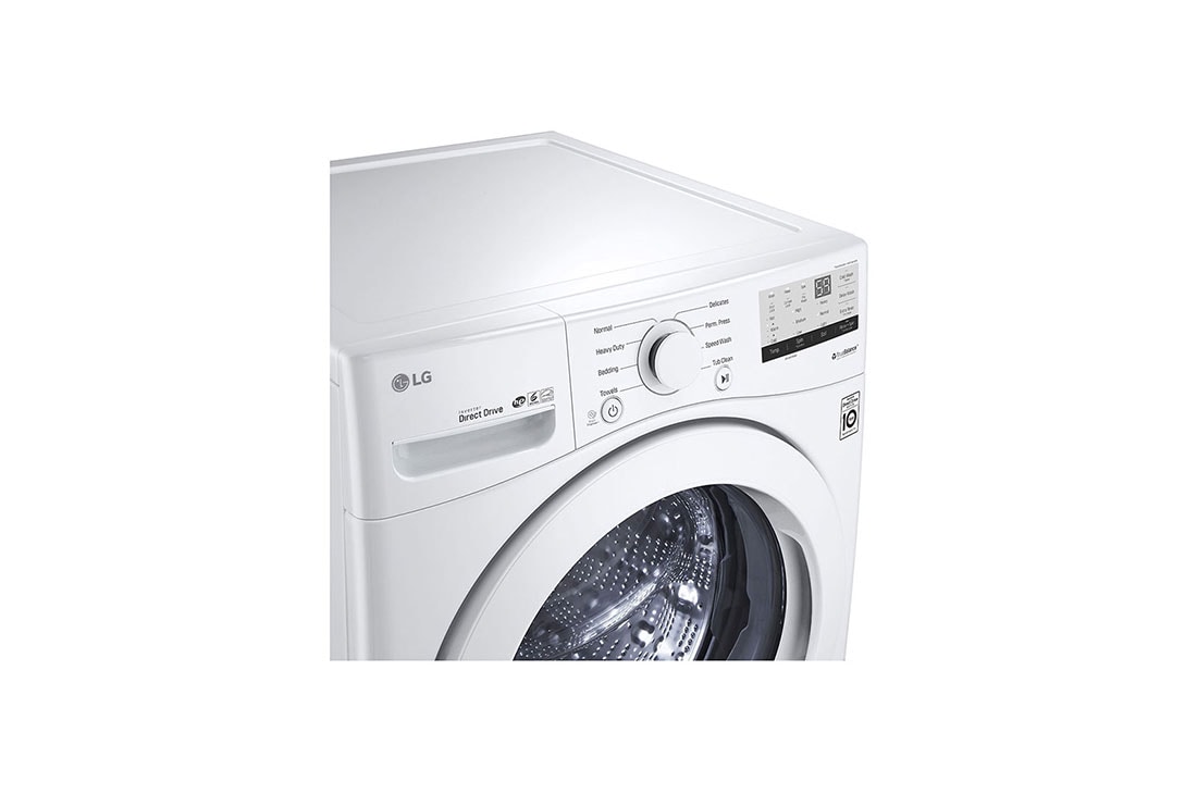 LG Lavadora Carga Frontal 4.5p³ Direct Drive Inverter SmartDiagnosis™ Color Blanco, WM3400CW-Detail view 3, WM3400CW, thumbnail 9