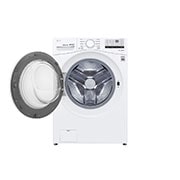 LG Lavadora Carga Frontal 4.5p³ Direct Drive Inverter SmartDiagnosis™ Color Blanco, WM3400CW-front open view, WM3400CW, thumbnail 6