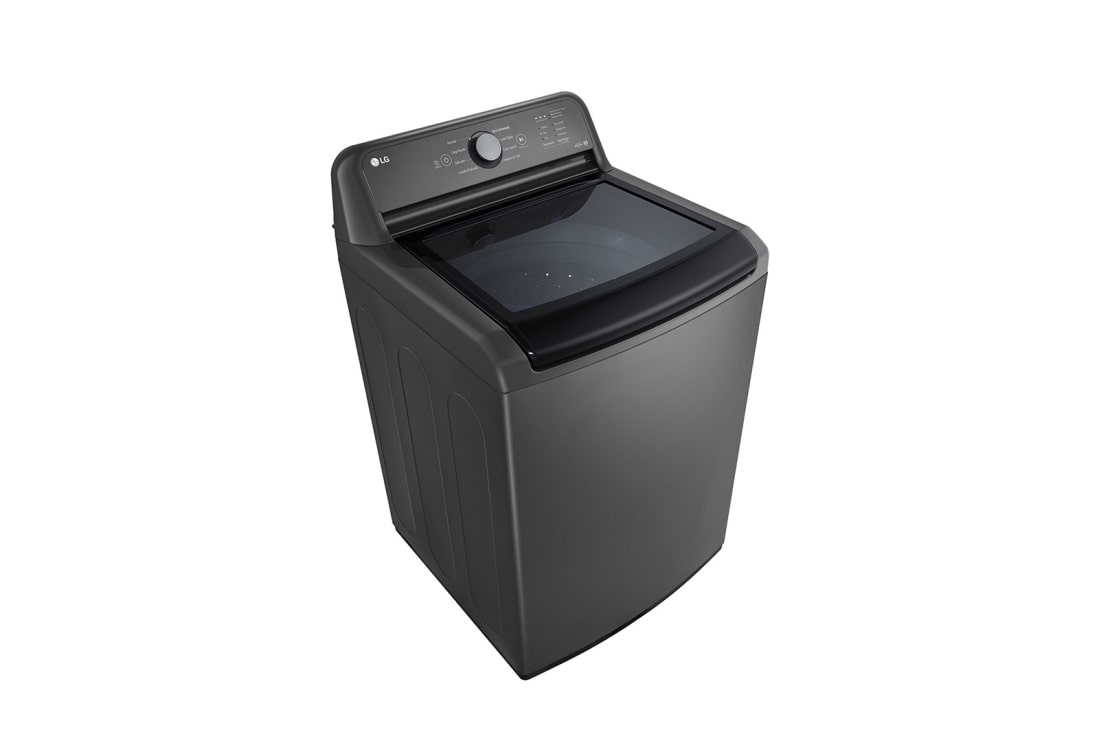 LG Lavadora LG Carga Superior con Agitador 4-Way™, Motor Inverter Direct Drive, 19 Kg color negro, Left Side view, WT19MT6HKA, thumbnail 3