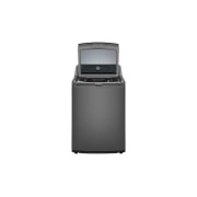 LG Lavadora LG Carga Superior con Agitador 4-Way™, Motor Inverter Direct Drive, 19 Kg color negro, Front Open, WT19MT6HKA, thumbnail 2