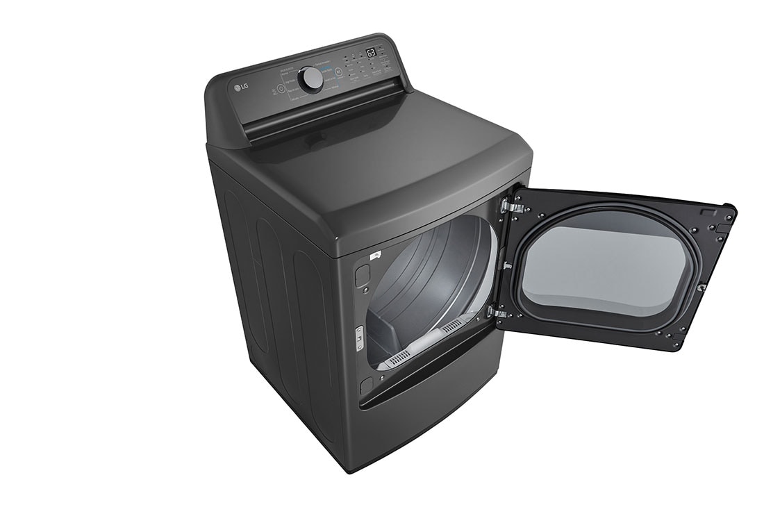 LG Secadora Carga Frontal a Gas 20&nbsp;Kg Sensor Dry Flow Sense™ SmartDiagnosis™, Middle Black, LeftSideOpen, DT25MTGK, thumbnail 8