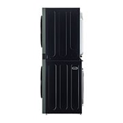 LG Torre de lavado WashTower™ LG 25Kg(lavado) / 22Kg (Modelo a Gas) Carga Frontal Inverter AI DD™ ThinQ Color: Green&nbsp;/ Green, Frontal (únicamente la puerta frontal de la lavadora está abierta), WK25GGS6, thumbnail 13