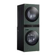 LG Torre de lavado WashTower™ LG 25Kg(lavado) / 22Kg (Modelo a Gas) Carga Frontal Inverter AI DD™ ThinQ Color: Green&nbsp;/ Green, Vista cercana del panel central, WK25GGS6, thumbnail 7