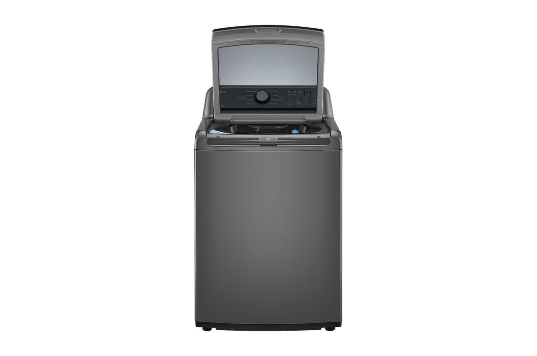 LG Lavadora Carga Superior 23kg con Direct Drive Inverter, Agitador, TurboDrum, Smart Diagnosis, Color Middle Black, Front Open, WT23MT6HKA, thumbnail 3