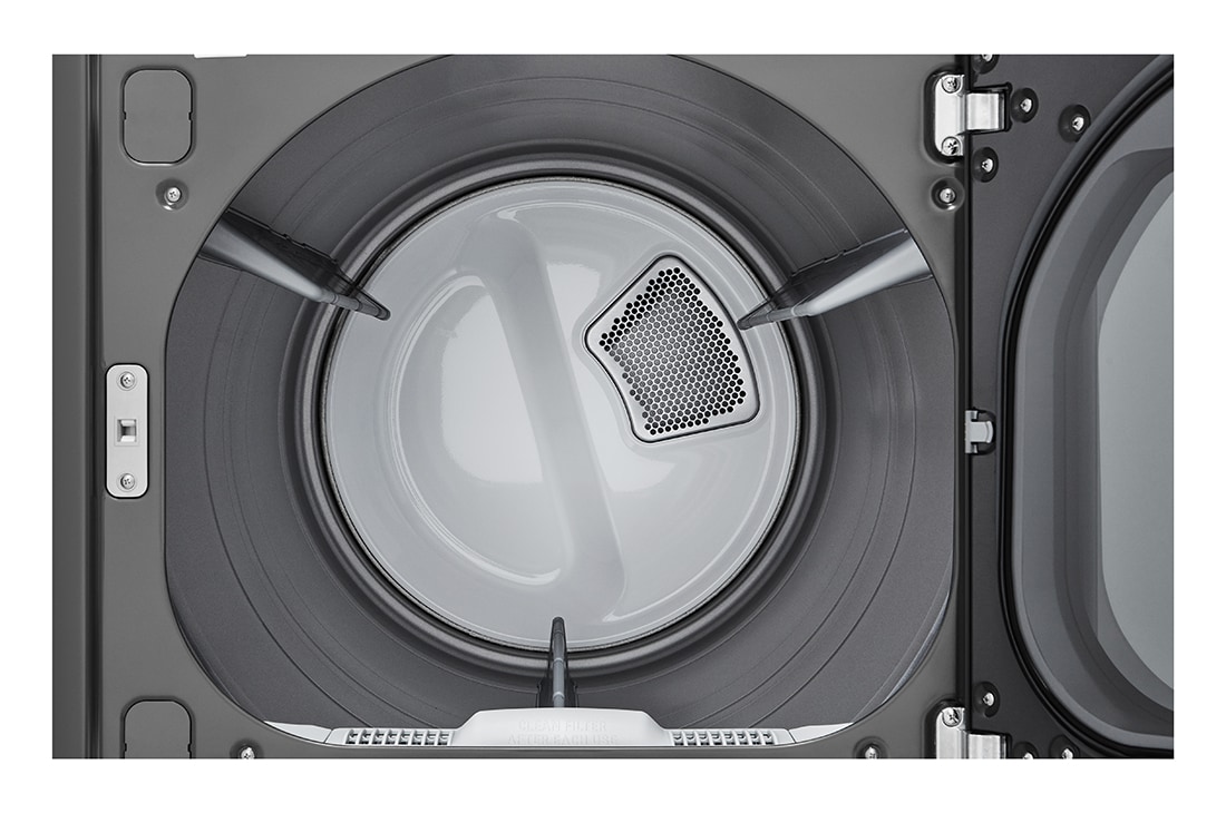 LG Secadora Carga Frontal Eléctrica 20&nbsp;Kg Sensor Dry Flow Sense™ SmartDiagnosis™, Middle Black, DT25WTGKE, DT25MTGKE, thumbnail 3