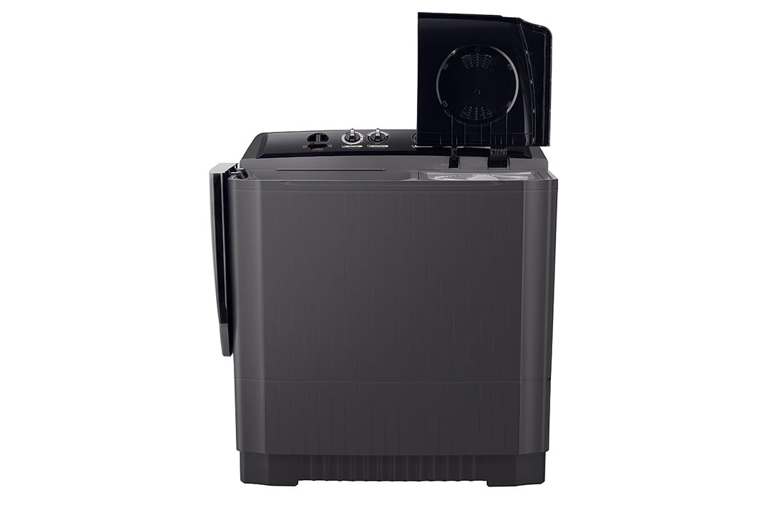 LG Lavadora LG Carga Superior Doble tina con Sistema sin aspas Roller- Jet 18Kg – Gris Oxford , WP18MAR, WP18MAR, thumbnail 2