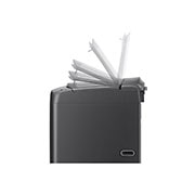 LG Lavadora LG Carga Superior Motor Inverter AI DD™ (Inteligencia Artificial) con 6 Motion DD 19 Kg - Negro, Soft Closing view, WT19MV6T, thumbnail 12