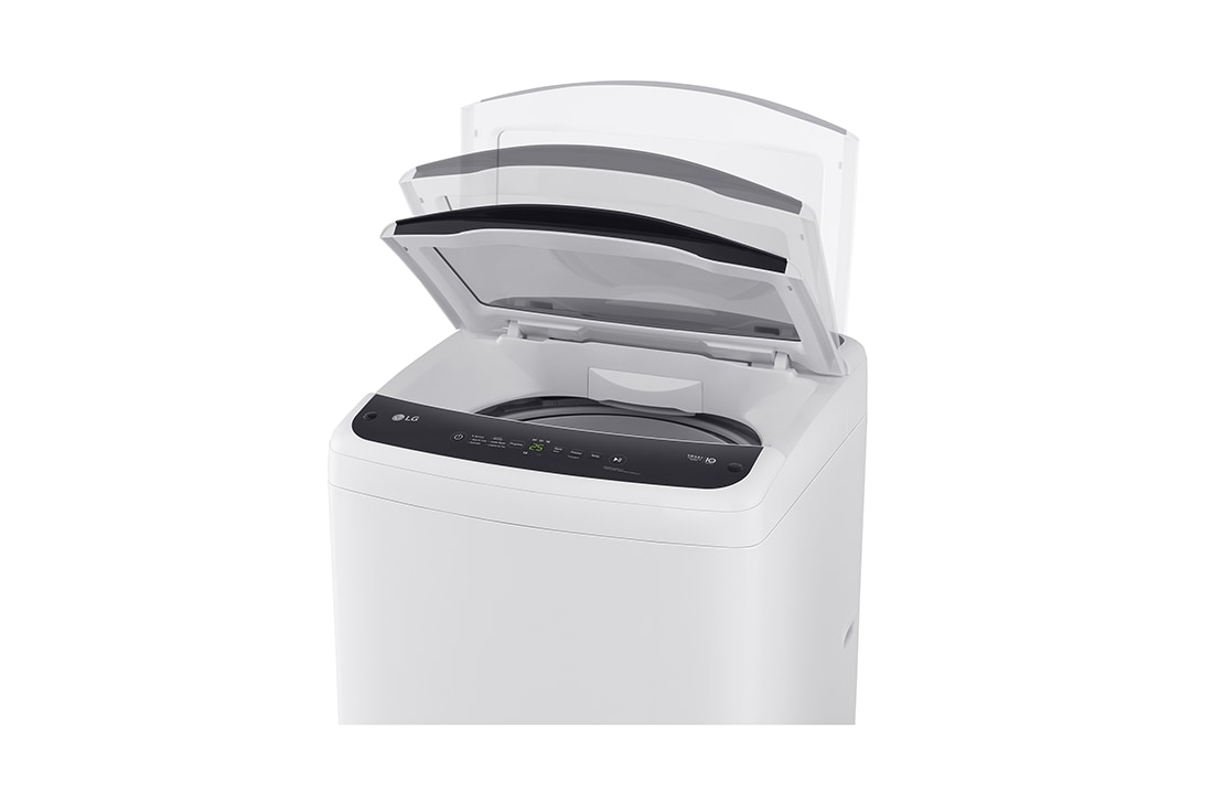 LG Lavadora Carga Superior 16Kg TurboDrum™ Smart Diagnosis™ LG Smart Inverter Blanco, left view, WT16WVTM, thumbnail 4