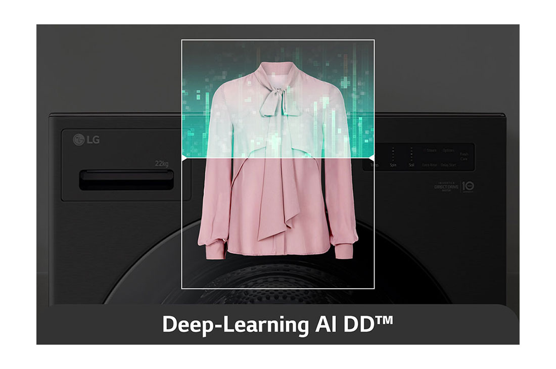 LG Lavadora 23 kg TurboWash360™ AI DD™ con vapor, Cleaning View, WM23BFXS6, thumbnail 4