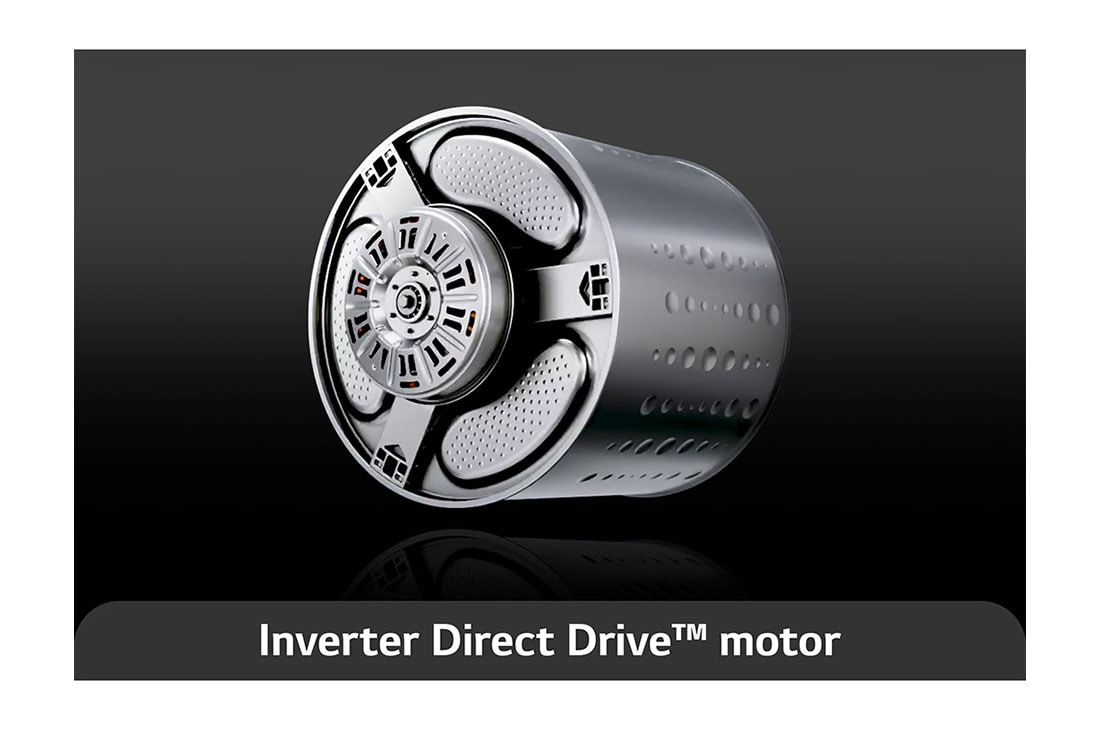 LG Lavadora 23 kg TurboWash360™ AI DD™ con vapor, Motor View, WM23BFXS6, thumbnail 5