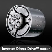 LG Lavadora 23 kg TurboWash360™ AI DD™ con vapor, Motor View, WM23BFXS6, thumbnail 5