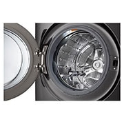 LG Lavadora 23 kg TurboWash360™ AI DD™ con vapor, Rear Perspcactive View, WM23BFXS6, thumbnail 7