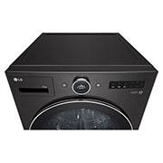 LG Lavadora 23 kg TurboWash360™ AI DD™ con vapor, Rear View, WM23BFXS6, thumbnail 8