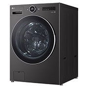 LG Lavadora 23 kg TurboWash360™ AI DD™ con vapor, Low Perspcactive View, WM23BFXS6, thumbnail 12