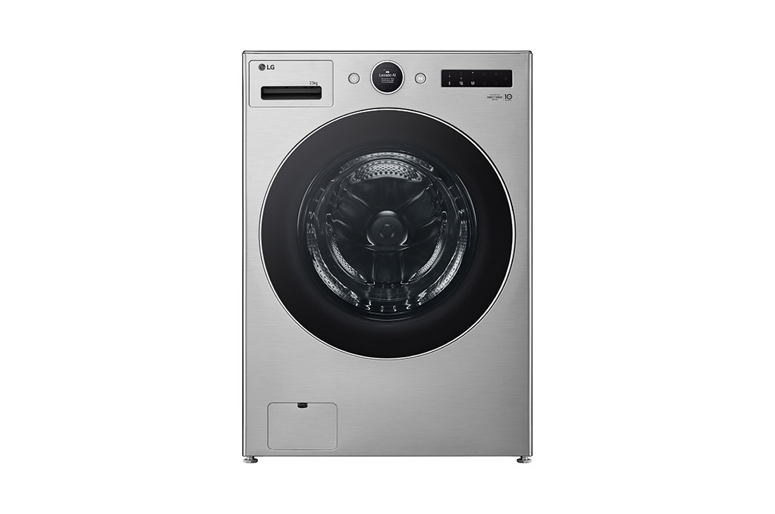 LG Lavadora 23 kg TurboWash360™ AI DD™ con vapor, Front View, WM23VFXS6