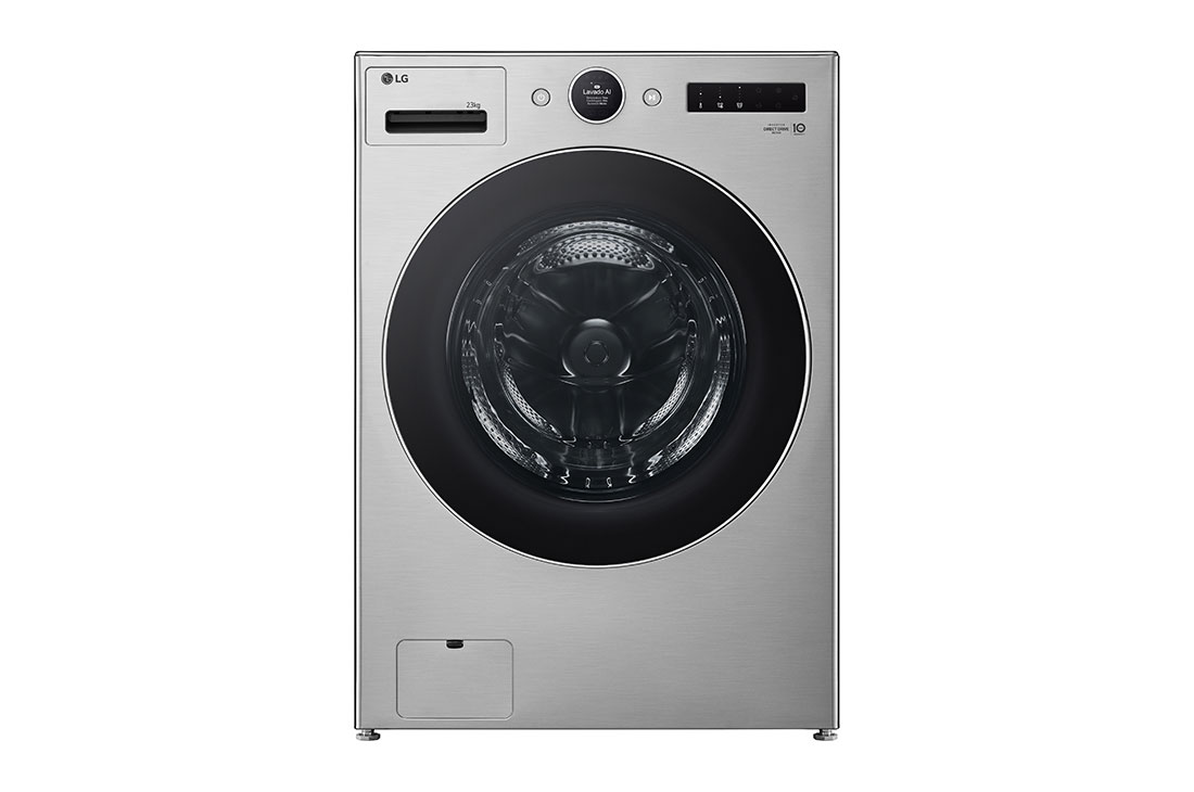 LG Lavadora 23 kg TurboWash360™ AI DD™ con vapor, Front View, WM23VFXS6