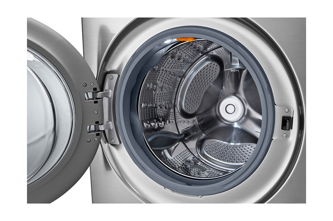 LG Lavadora 23 kg TurboWash360™ AI DD™ con vapor, Low Perspcactive View, WM23VFXS6, thumbnail 12