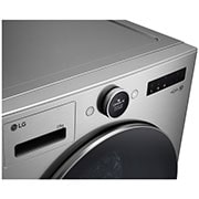 LG Lavadora 23 kg TurboWash360™ AI DD™ con vapor, Close View, WM23VFXS6, thumbnail 3